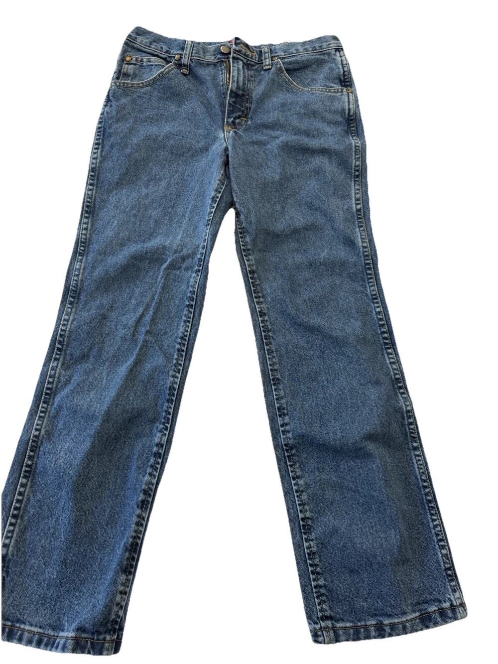 Wrangler Mens 36MWZ Slim Fit Cowboy Cut Jeans Blue Denim Size 30 x 29 Classic
